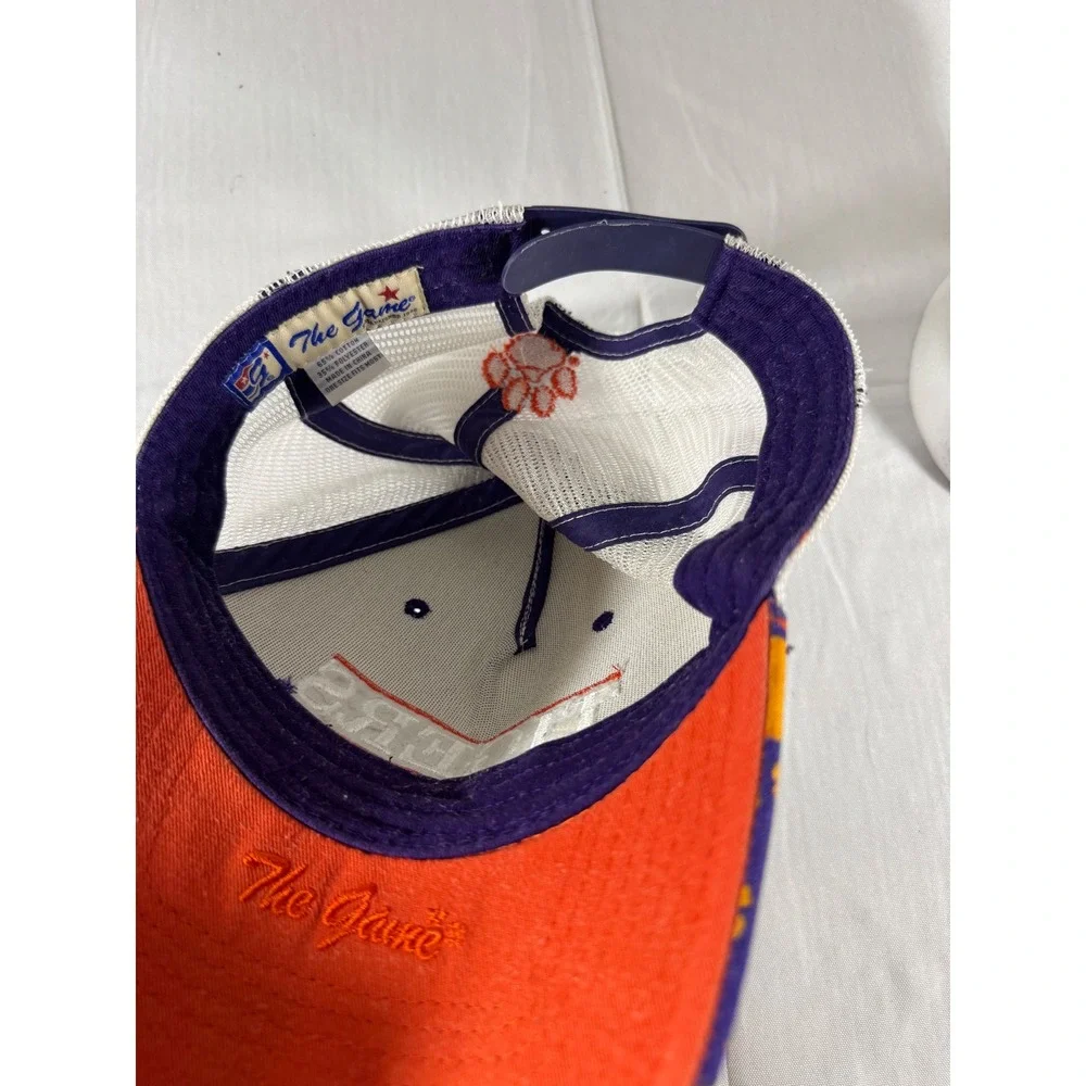 Vintage The Game Clemson University Tigers Floral Trucker Hat Snapback White